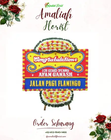 Sewa Papan Bunga Sekejati